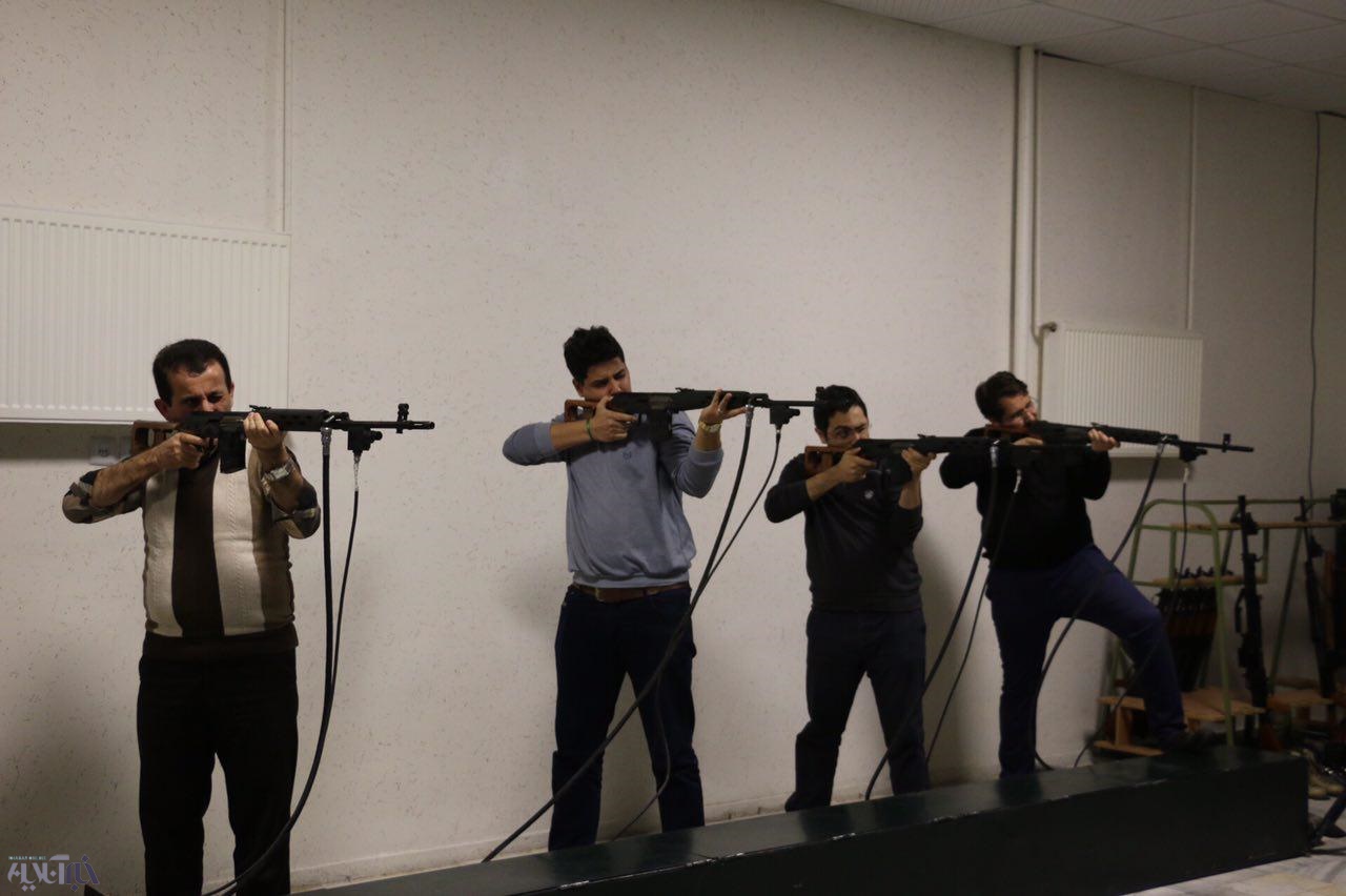 مسابقه تیراندازی خبرنگاران ارومیه‌ای